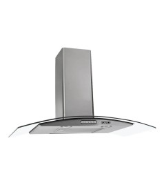 Coifa de Parede 70cm Vidro Curvo Duto Slim Fogatti Inox