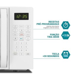 Micro-ondas Philco PMO23BB 20 Litros Multifunções Limpa Fácil